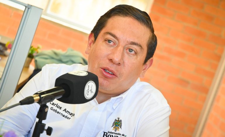 Carlos Amaya seguirá siendo el Gobernador de Boyacá